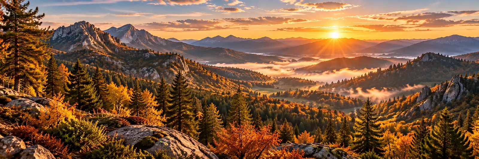 Paisaje y zona micológica de Sierra de Guadarrama